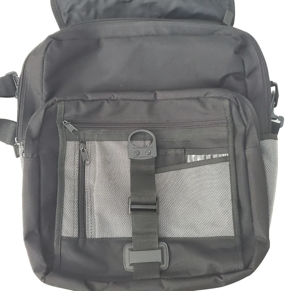 ATI Graphics Leeds Laptop Bag Convertible Backpack Messenger Organizer Black